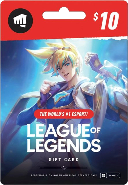 League of Legends Gift Card $10 US