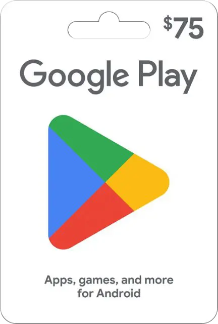 Google Play $75 Gift Card US
