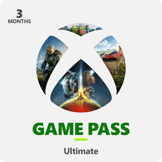 Xbox Game Pass Ultimate 3 Month Membership Card