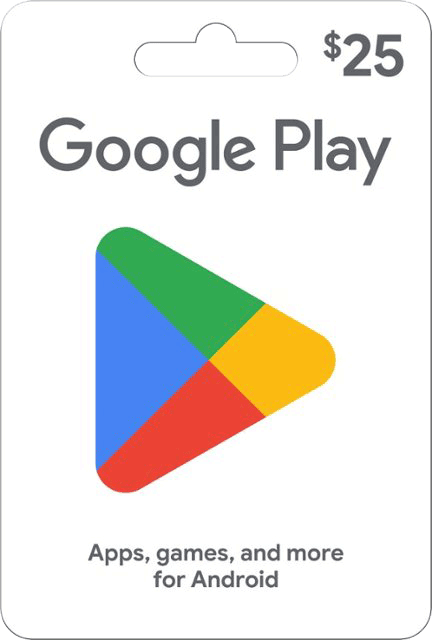 Google Play $25 Gift Card US